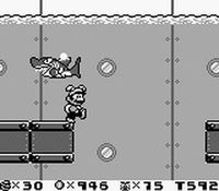 une photo d'Ã©cran de Super Mario Land 2 sur Nintendo Game Boy